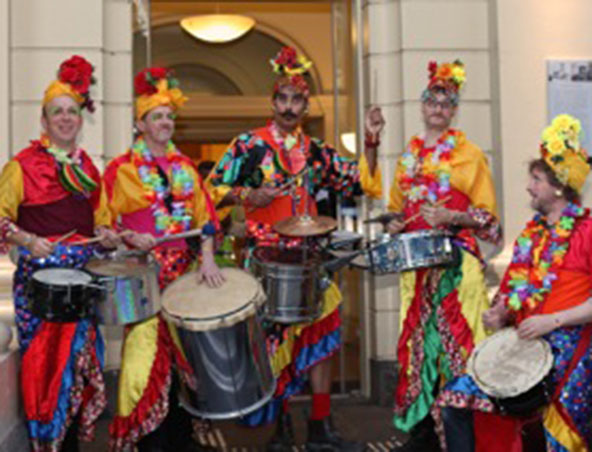 The Fruity Hooties Melbourne Drumming Band
