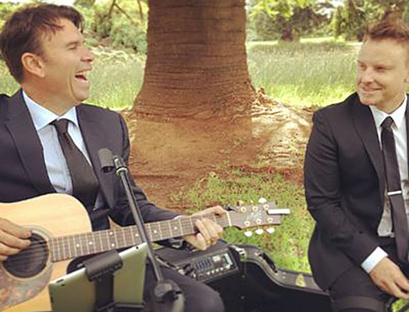 Something Borrowed Acoustic Duo Melbourne - Wedding Singers - Musicians